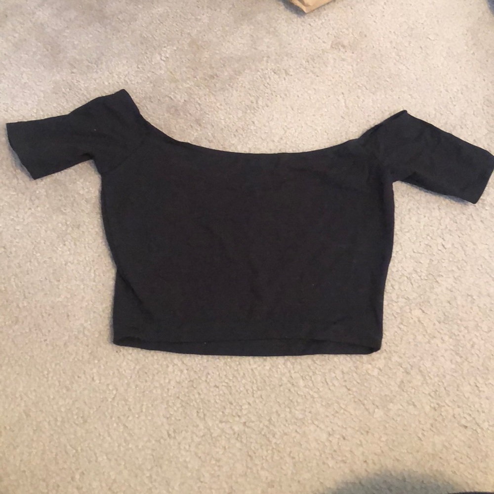 Off the shoulder crop top